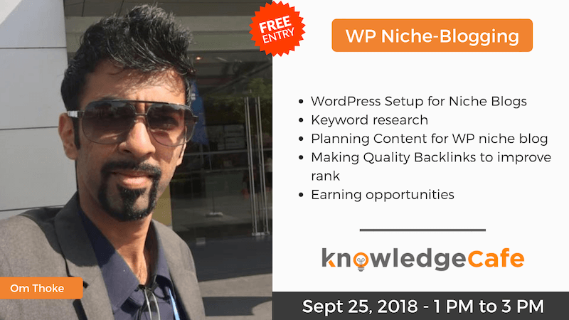 niche blogging workshop free